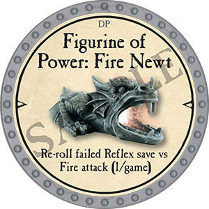 Figurine of Power: Fire Newt - 2021 (Platinum) - C17