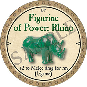 Figurine of Power: Rhino - 2021 (Gold) - C3
