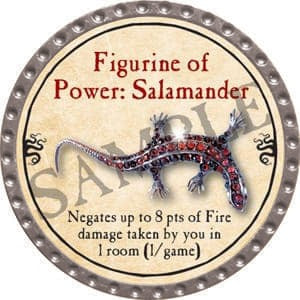 Figurine of Power: Salamander - 2016 (Platinum)
