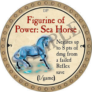 Figurine of Power: Sea Horse - 2022 (Gold) - C007