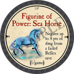 Figurine of Power: Sea Horse - 2022 (Onyx) - C37