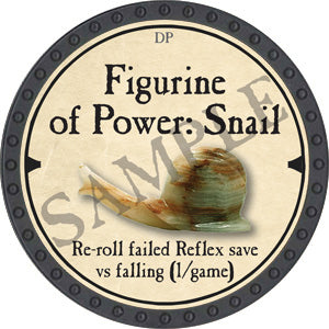 Figurine of Power: Snail - 2019 (Onyx) - C26