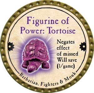 Figurine of Power: Tortoise - 2013 (Gold) - UR
