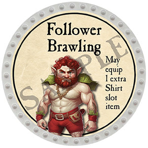 Follower Brawling - Yearless (Light Gray)