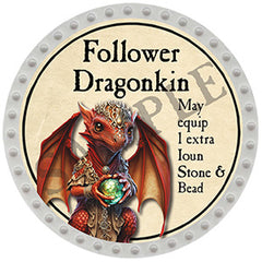 Follower Dragonkin - Yearless (Light Gray)