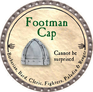 Footman Cap - 2012 (Platinum) - C37