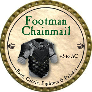 Footman Chainmail - 2012 (Gold) - C37