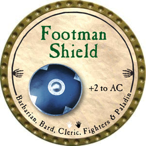 Footman Shield - 2012 (Gold)