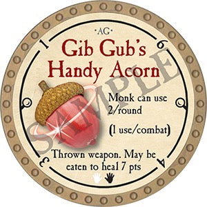 Gib Gub's Handy Acorn - 2023 (Gold) - T