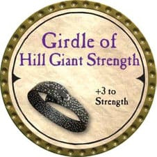 Girdle of Hill Giant Strength - 2007 (Gold) - UR