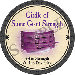 Girdle of Stone Giant Strength - 2018 (Onyx) - C89