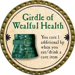 Girdle of Wealful Health - 2015 (Gold) - UC