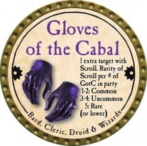 Gloves of the Cabal - 2013 (Gold) - C007