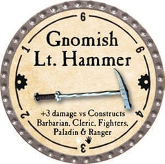 Gnomish Lt. Hammer - 2013 (Platinum) - C