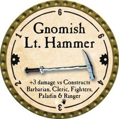 Gnomish Lt. Hammer - 2013 (Gold) - C