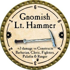 Gnomish Lt. Hammer - 2013 (Gold)