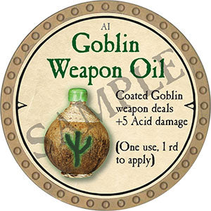Goblin Weapon Oil - 2021 (Gold)