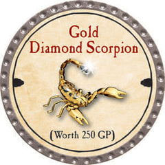 Gold Diamond Scorpion - 2014 (Platinum) - R
