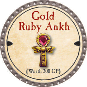 Gold Ruby Ankh - 2014 (Platinum) - C26