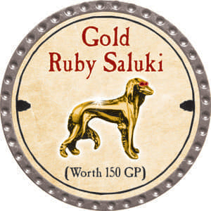 Gold Ruby Saluki - 2014 (Platinum) - R