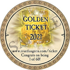 Golden Ticket - 2021 (Gold) - Unusable - C26