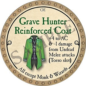 Grave Hunter Reinforced Coat - 2023 (Gold)