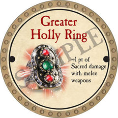 Greater Holly Ring - 2017 (Gold) - C22