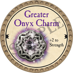 Greater Onyx Charm - 2018 (Gold) - C117