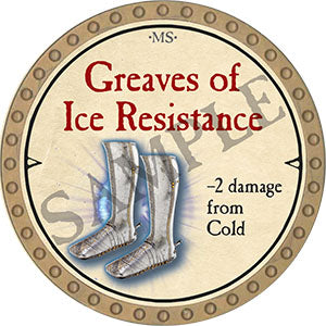 Greaves of Ice Resistance - 2021 (Gold) - C37