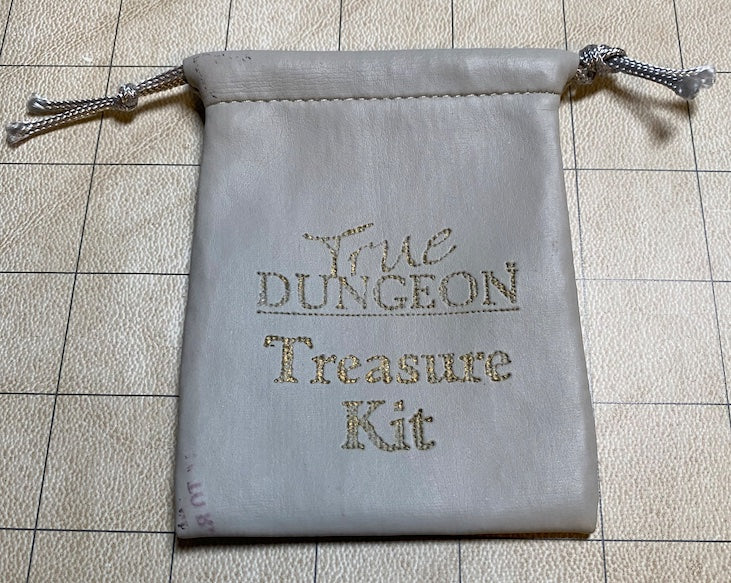 Grey Leather Treasure Kit Pouch - 2005 - C74