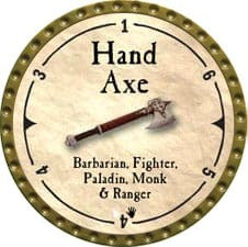 Hand Axe - 2007 (Gold)