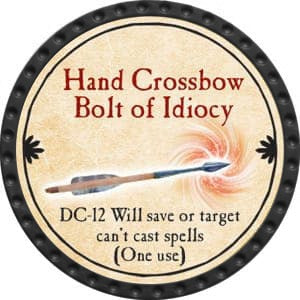 Hand Crossbow Bolt of Idiocy - 2015 (Onyx) - C26