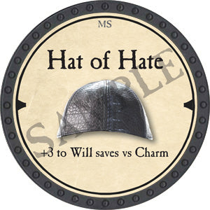 Hat of Hate - 2019 (Onyx) - C37