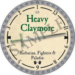 Heavy Claymore - 2020 (Platinum)