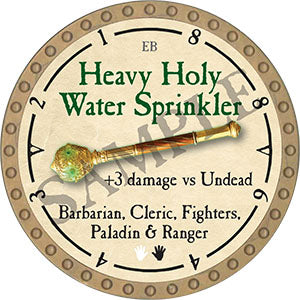 Heavy Holy Water Sprinkler - 2021 (Gold) - C17