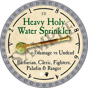 Heavy Holy Water Sprinkler - 2021 (Platinum) - C17