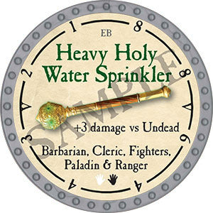 Heavy Holy Water Sprinkler - 2021 (Platinum) - UC