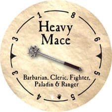 Heavy Mace - 2005b (Wooden) - C37