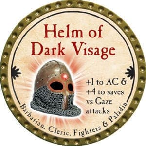 Helm of Dark Visage - 2015 (Gold)