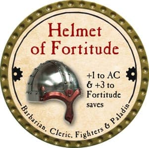 Helmet of Fortitude - 2013 (Gold) - C99