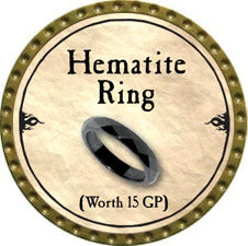 Hematite Ring - 2010 (Gold) - C37