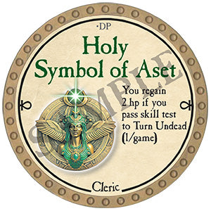 Holy Symbol of Aset - 2024 (Gold)