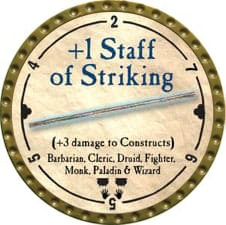 +1 Staff of Striking - 2008 (Gold) - C49