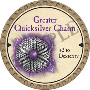 Greater Quicksilver Charm - 2019 (Gold) - C12