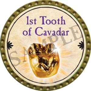 1st Tooth of Cavadar - 2015 (Gold) - T – Trent Tokens