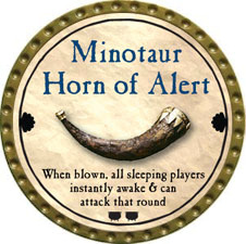 Minotaur Horn of Alert - 2011 (Gold) - C26