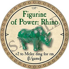 Figurine of Power: Rhino - 2021 (Gold) - T