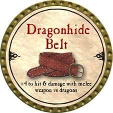 Dragonhide Belt - 2010 (Gold) - C37