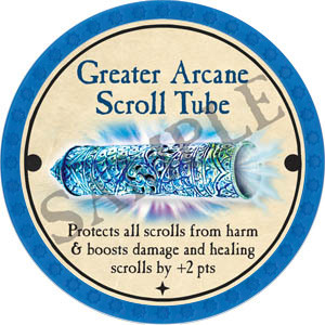 Greater Arcane Scroll Tube - 2017 (Light Blue) - C81