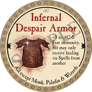 Infernal Despair Armor - 2018 (Gold) - R
